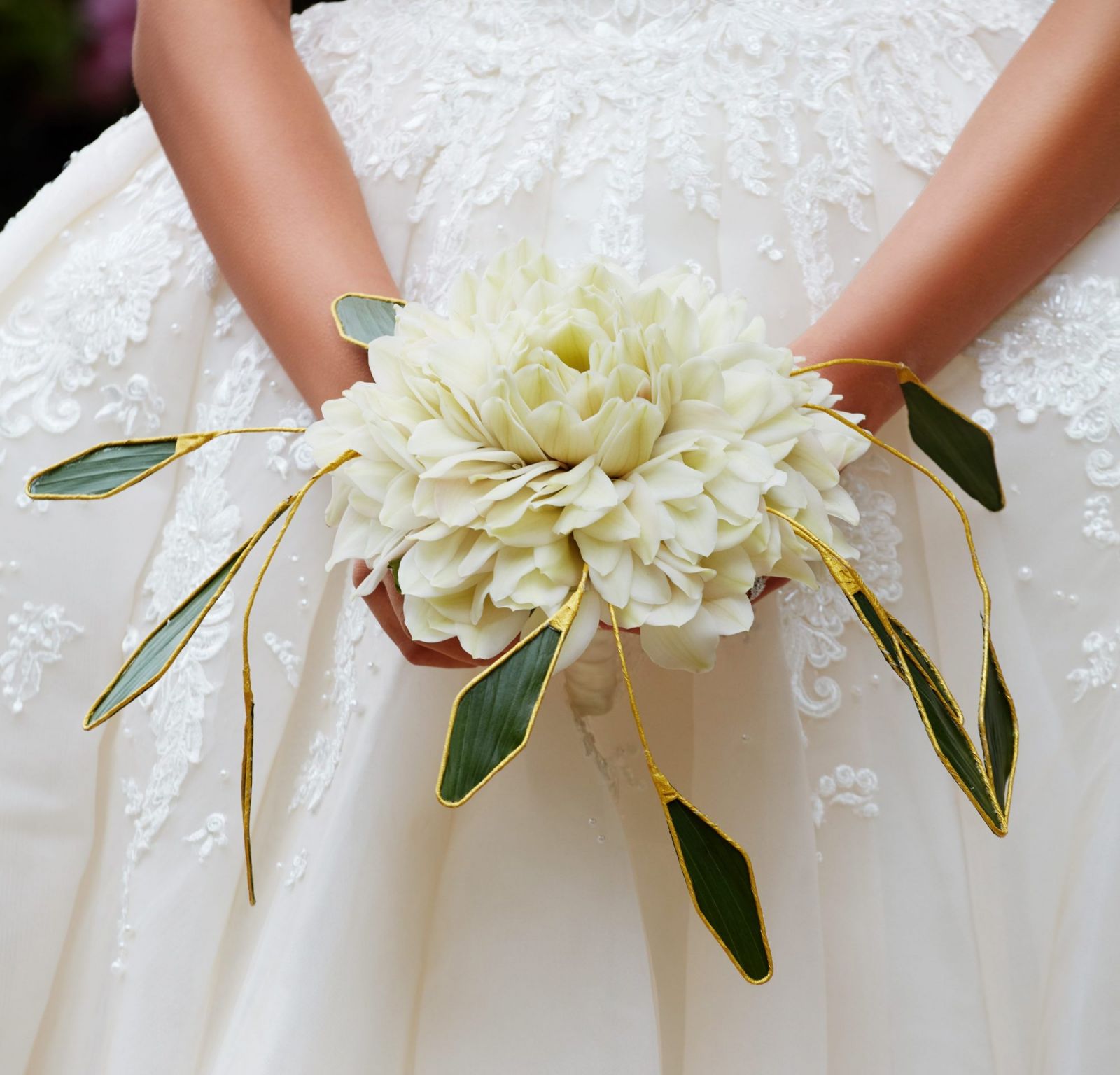 Modern artistic bridal bouquet